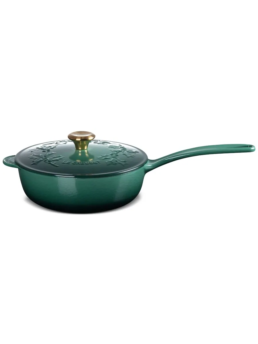 Сотейник чугунный Le Creuset Holly Collection, 2,1 л, 21 см — изображение 2 из 6