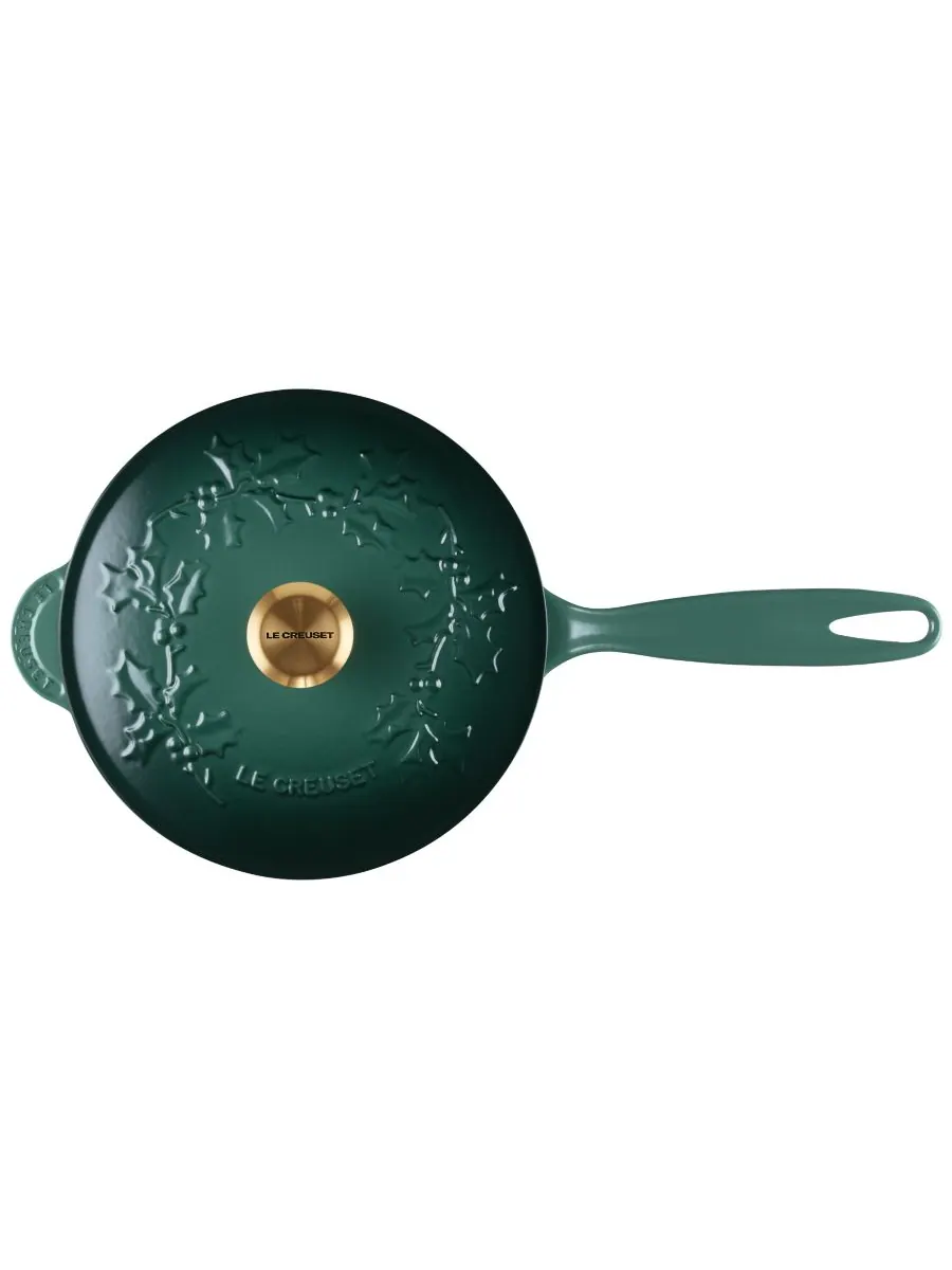Сотейник чугунный Le Creuset Holly Collection, 2,1 л, 21 см — изображение 3 из 6