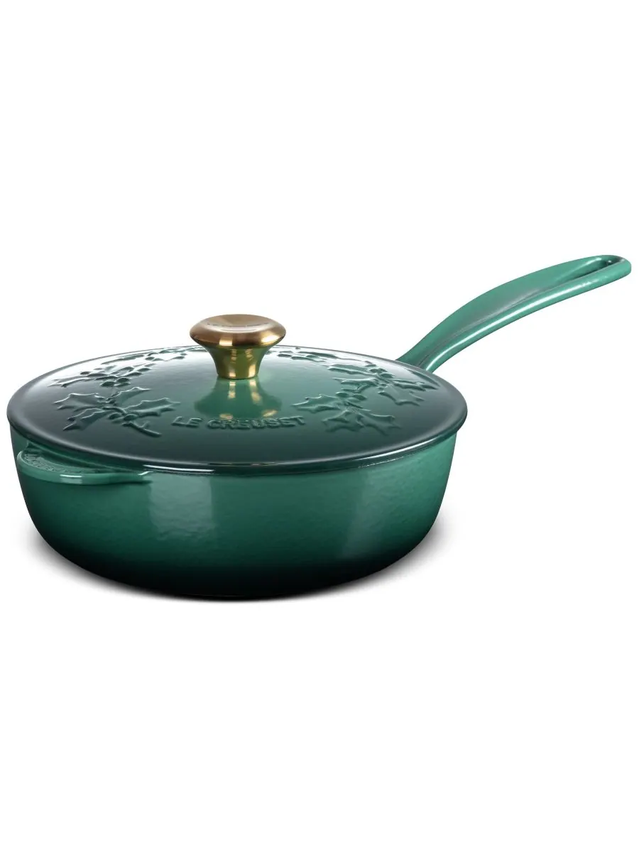 Сотейник чугунный Le Creuset Holly Collection, 2,1 л, 21 см — изображение 5 из 6