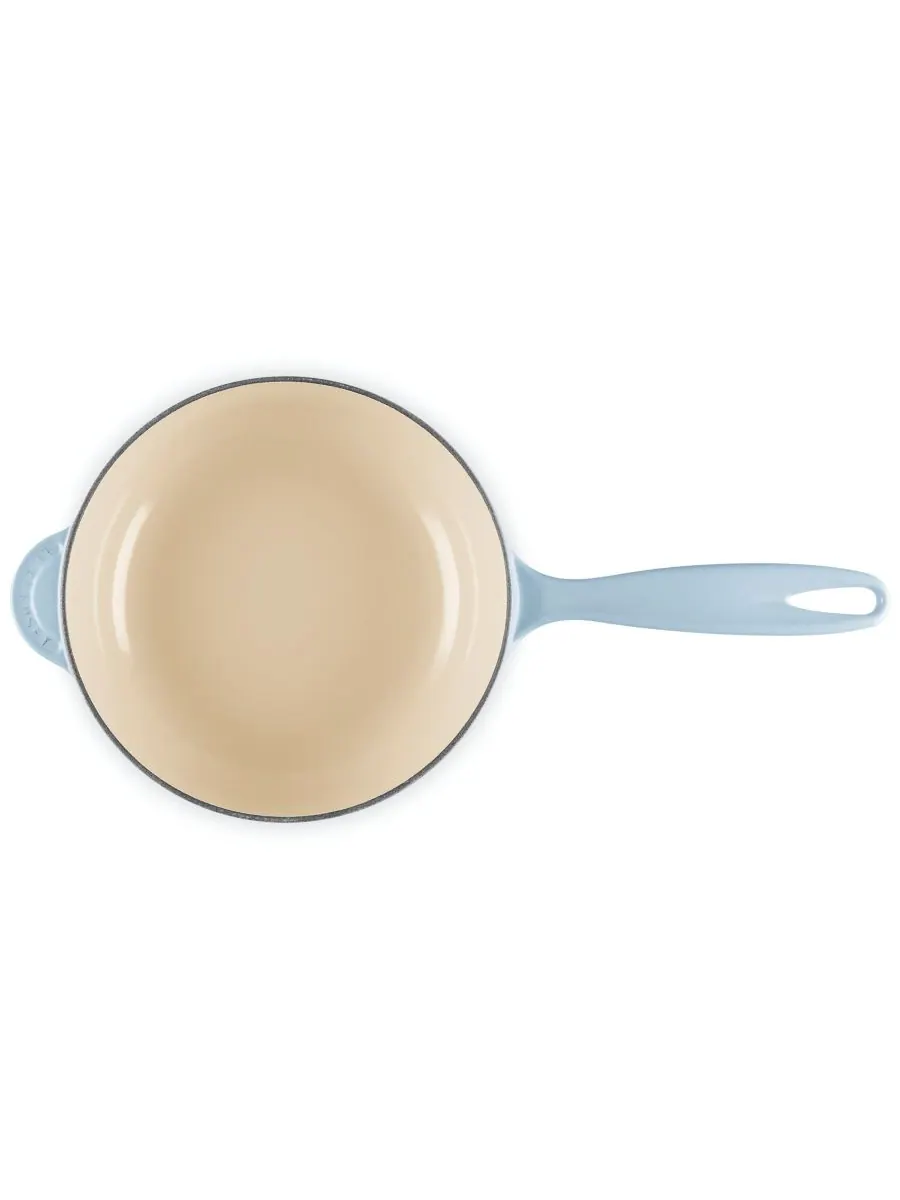 Сотейник чугунный Le Creuset Holly Collection, 2,1 л, 21 см — изображение 4 из 8, синий