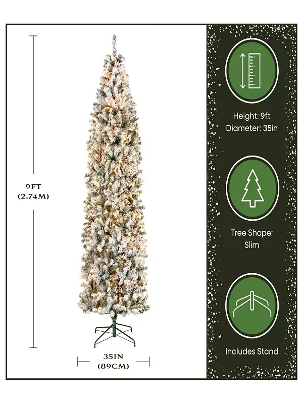 Искусственная рождественская елка из акации National Tree, 9 футов. National Tree Company — изображение 4 из 4, зеленый
