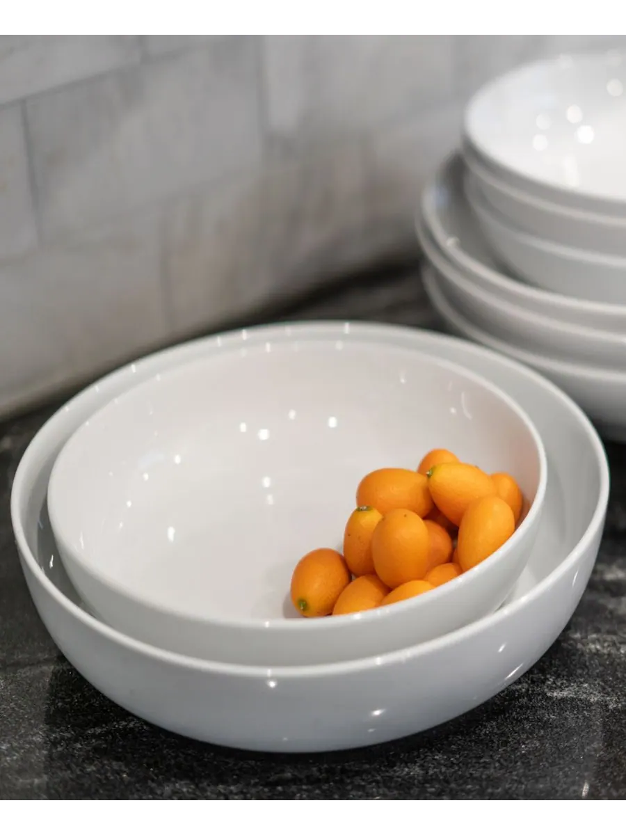 Набор из 4 неглубоких сервировочных мисок Whatever Bowls BIA Cordon Bleu — изображение 5 из 5, белый