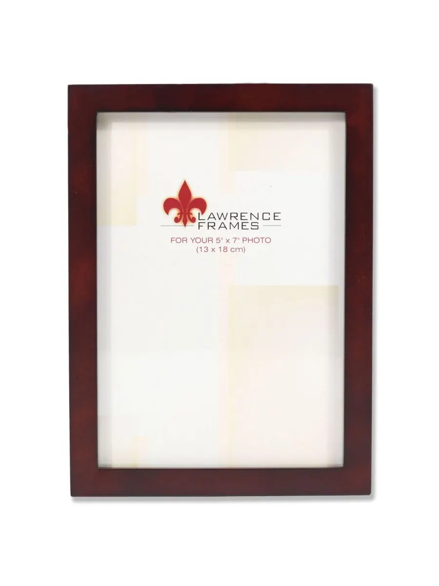 755957 Деревянная фоторамка цвета эспрессо - 5" x 7" Lawrence Frames — коричневый