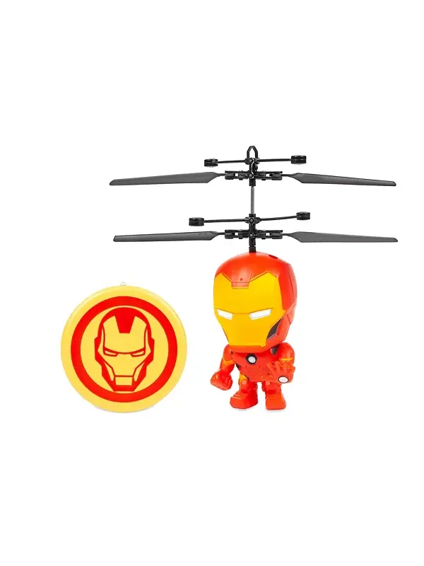Летающая фигурка Железного человека Marvel 3,5 дюйма, ИК-вертолёт World Tech Toys — мульти