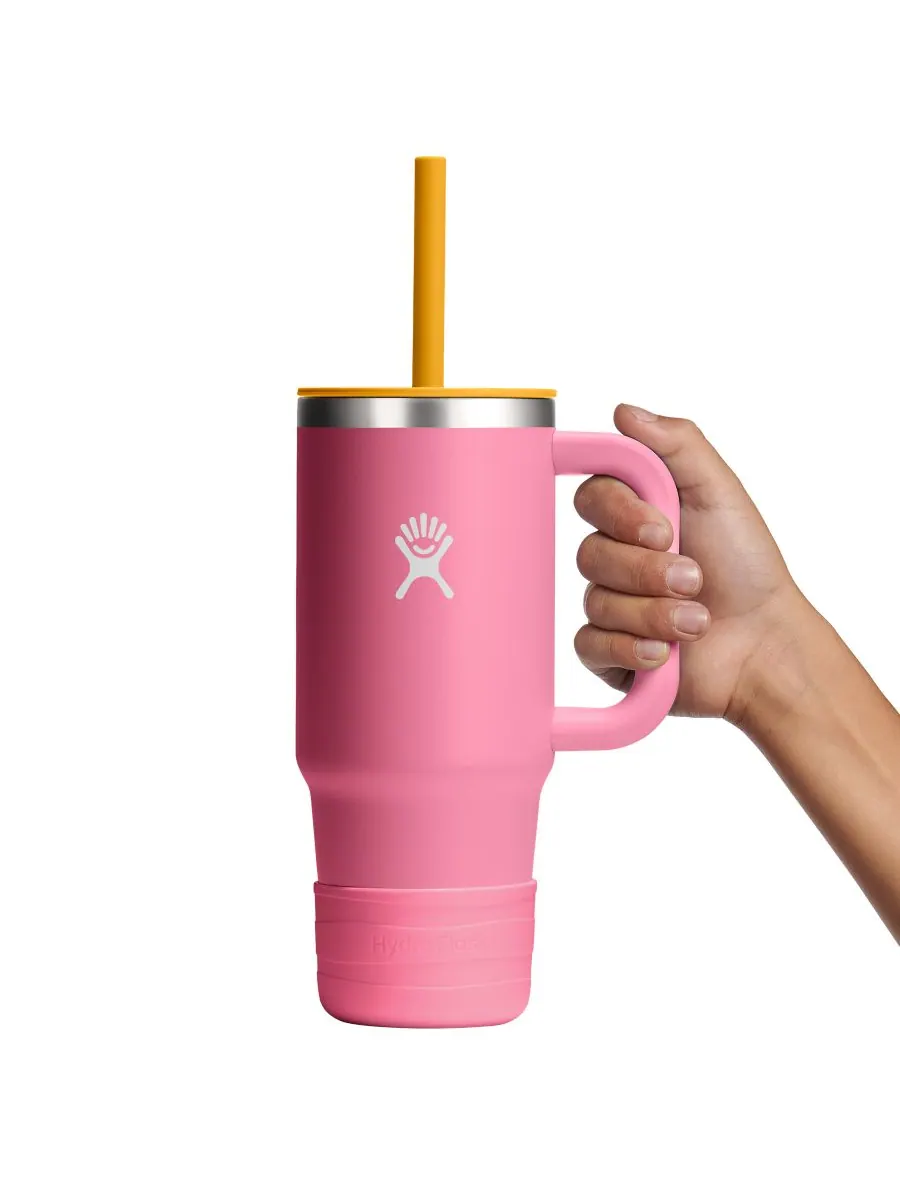 Детская дорожная кружка объемом 24 унции Hydro Flask — изображение 2 из 3, розовый