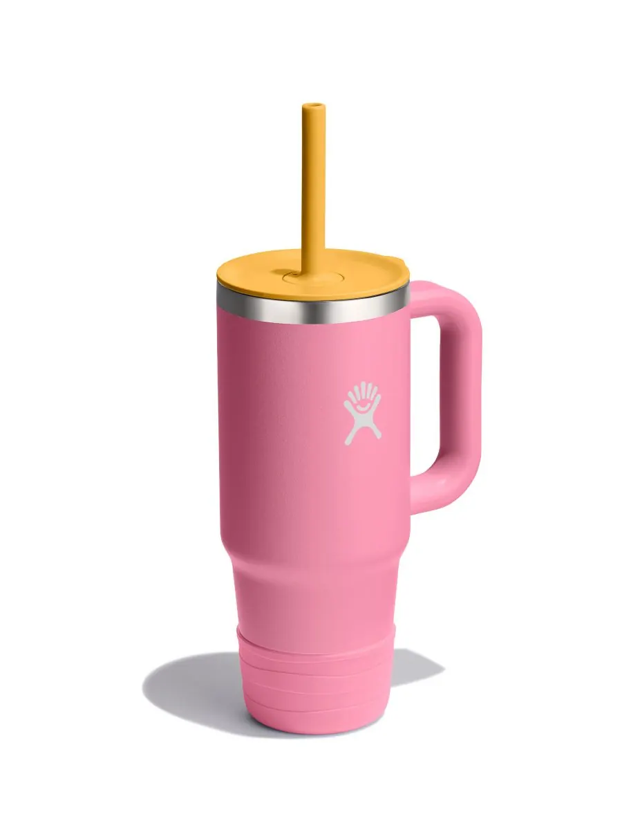 Детская дорожная кружка объемом 24 унции Hydro Flask — изображение 3 из 3, розовый