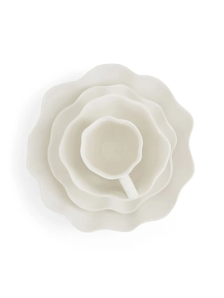 Набор посуды Sophie Conran Floret из 4 предметов Portmeirion — изображение 3 из 4, серый