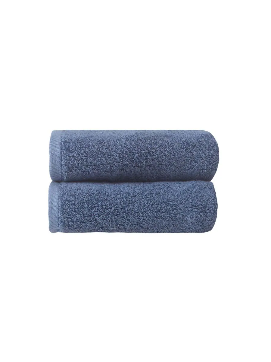 Набор из 2 полотенец для рук «Opulence» OZAN PREMIUM HOME — изображение 3 из 4, синий
