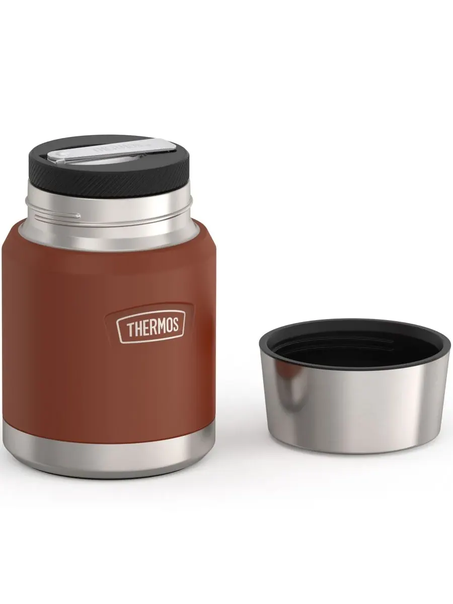 Контейнер для еды Icon Series объемом 473 мл с ложкой Thermos — изображение 4 из 7, седельный