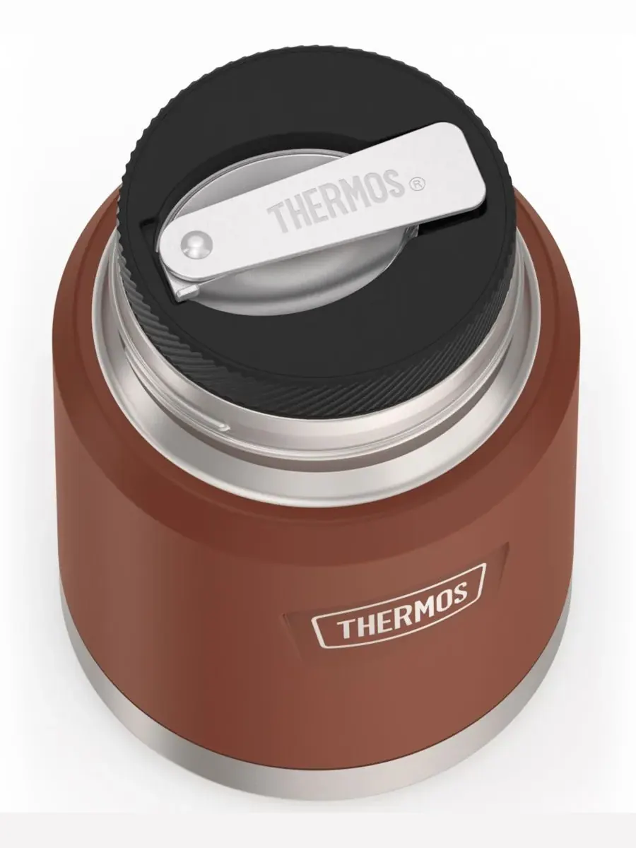 Контейнер для еды Icon Series объемом 473 мл с ложкой Thermos — изображение 5 из 7, седельный