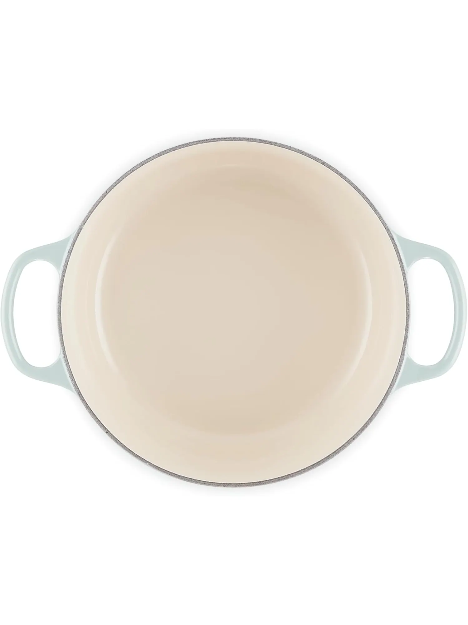 Кастрюля круглая Le Creuset Signature, 4,2 л, 24 см — изображение 4 из 6, морская соль