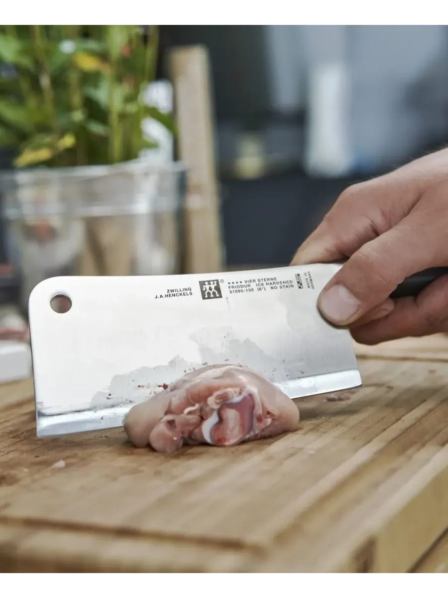 Четырехзвездочный мясной тесак 15 см Zwilling — изображение 3 из 3, черный
