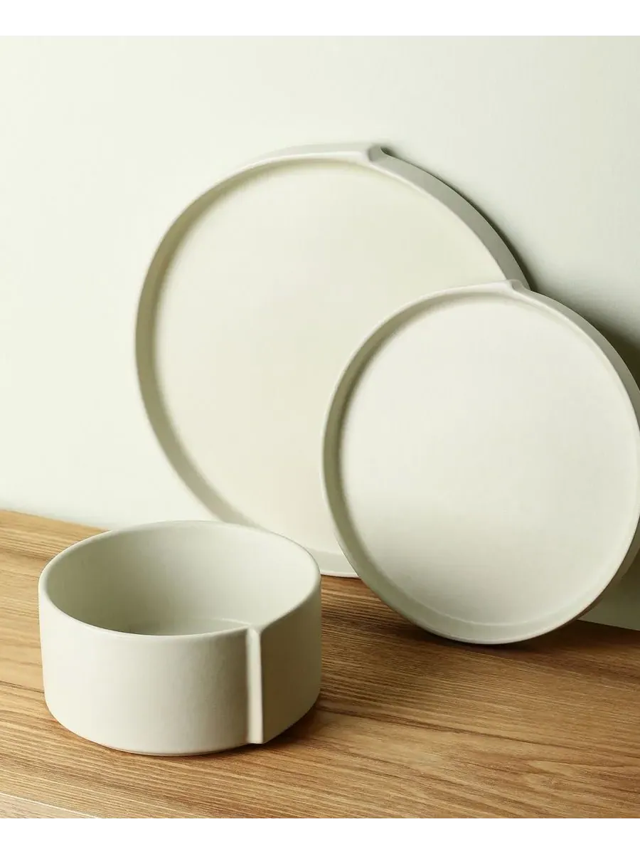 Коллекция посуды Bao Stone Lain — изображение 3 из 7, бежевый