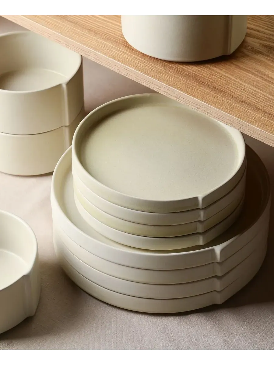 Коллекция посуды Bao Stone Lain — изображение 6 из 7, бежевый