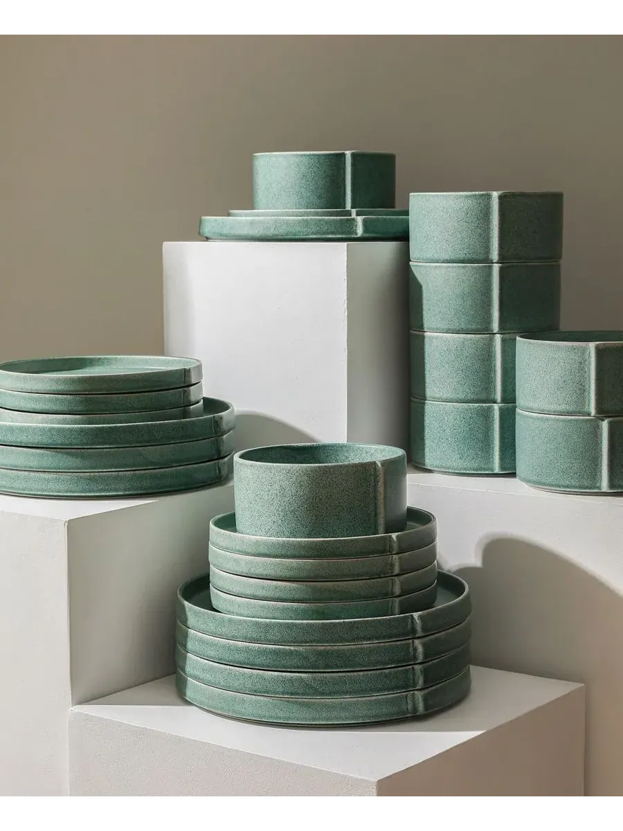 Коллекция посуды Bao Stone Lain — изображение 2 из 7, зеленый