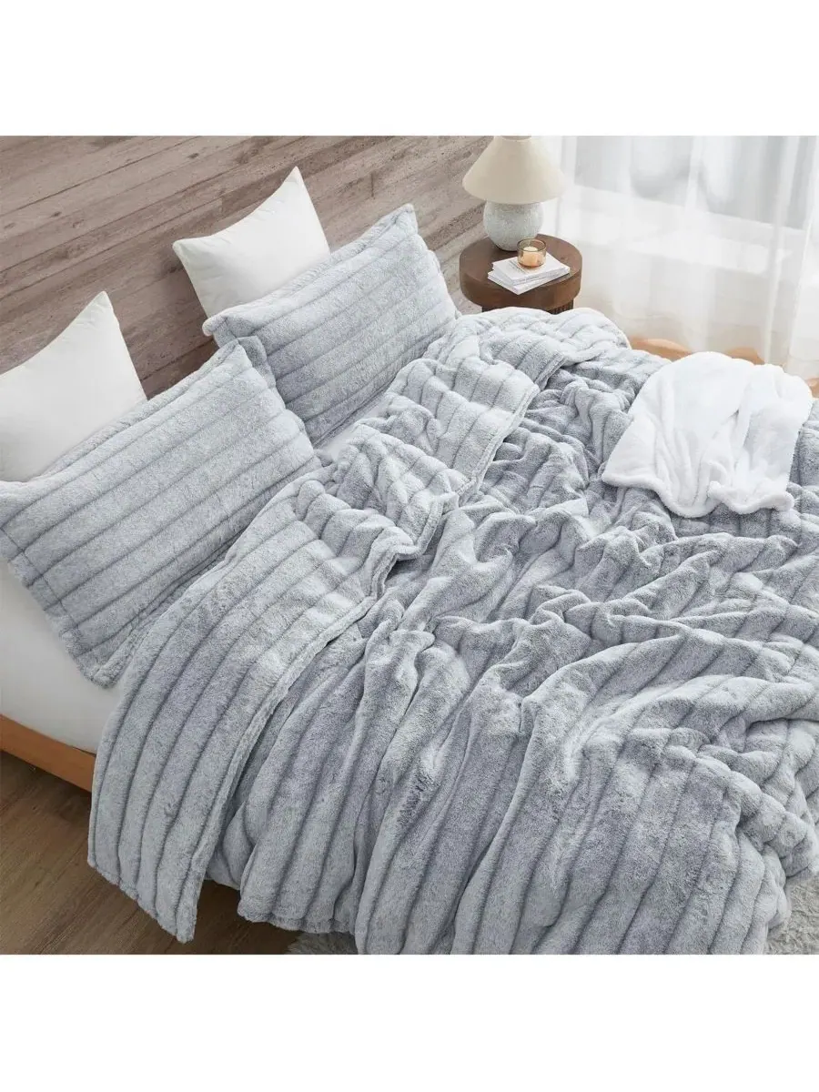 Одеяло-комфортер Oversized Comforter Set Coma Inducer — изображение 2 из 6, серый