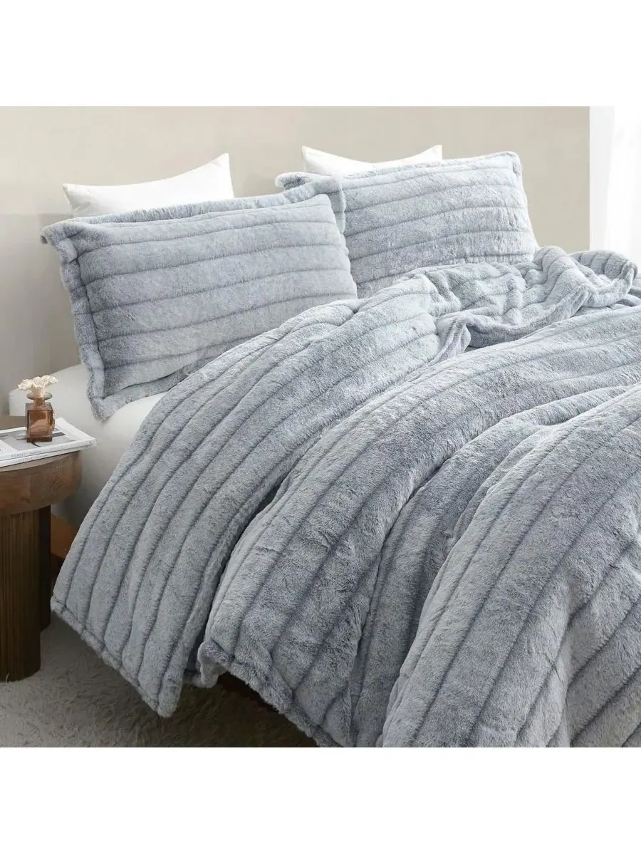 Одеяло-комфортер Oversized Comforter Set Coma Inducer — изображение 4 из 6, серый