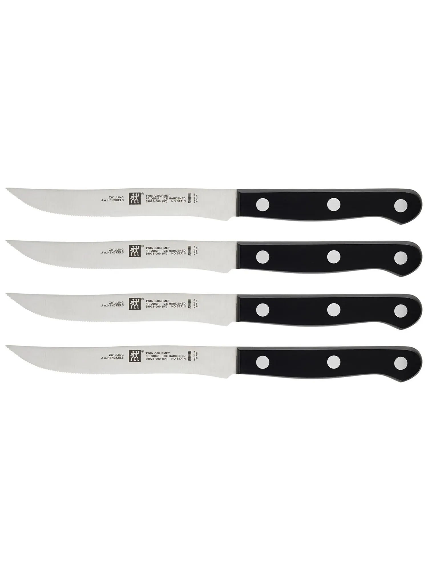 Набор ножей для стейка ZWILLING Twin Gourmet, 4 предмета, микросеррейторное