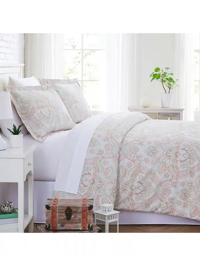 Комплекты очень мягких пододеяльников Enchantment Southshore Fine Linens — изображение 1 из 1, коралл