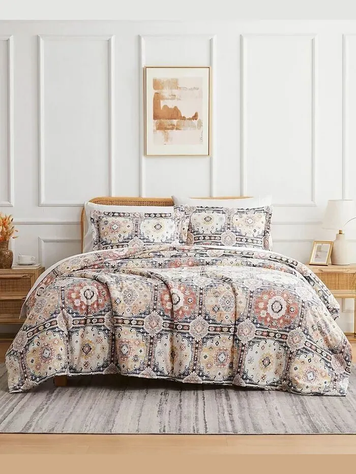 Пододеяльник и накидка из микрофибры Kilm Southshore Fine Linens — изображение 1 из 1, мульти