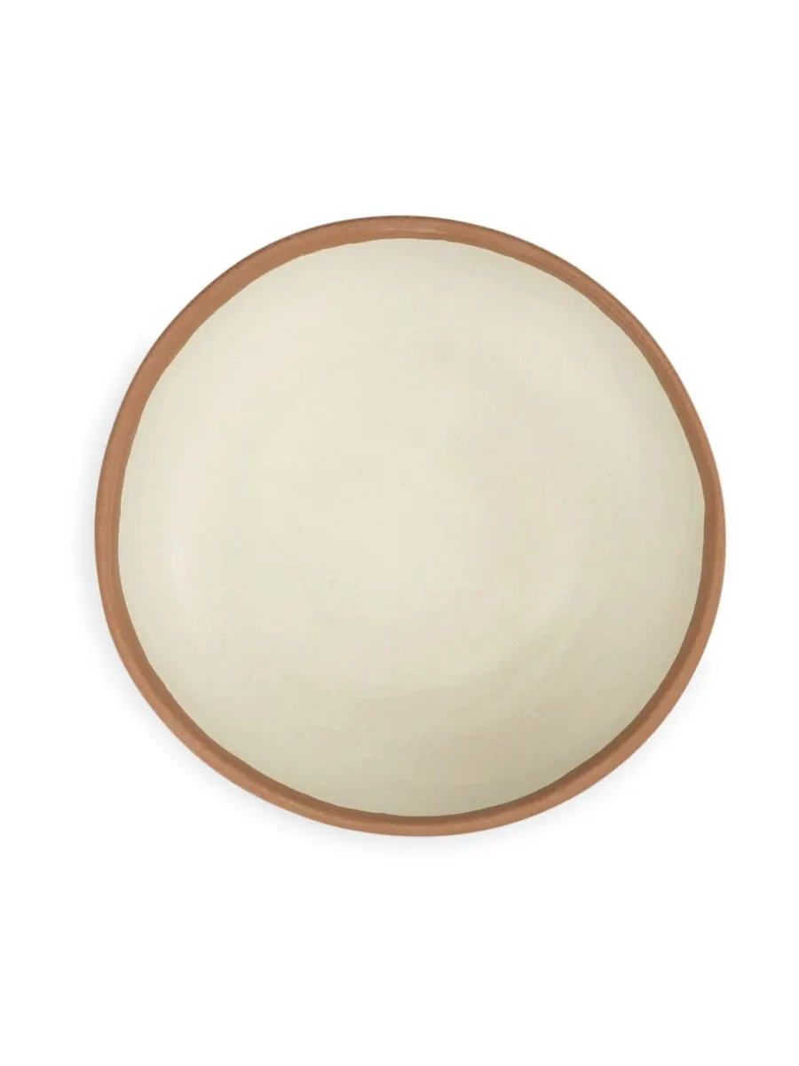 Набор из 4 терракотовых мисок для хлопьев Potter Terracotta Melaboo из меламина, высота 6,5 дюймов — изображение 2 из 3
