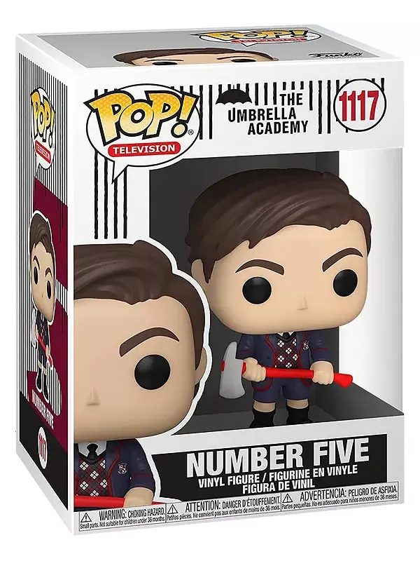 Виниловая фигурка «Академия зонтика» | номер 5 Funko — изображение 2 из 3, черный