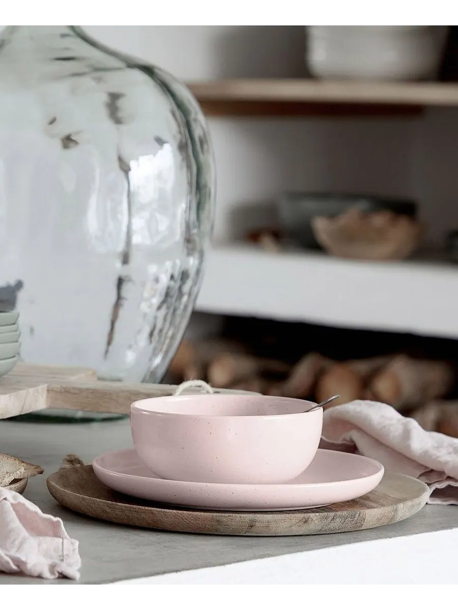 Набор из 4 обеденных тарелок Pacifica Dinnerware Casafina by Costa Nova — изображение 3 из 4, бежевый