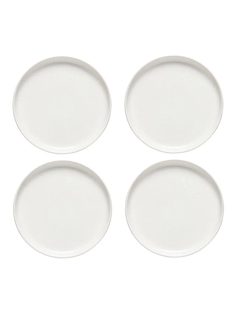 Набор из 4 обеденных тарелок Pacifica Dinnerware Casafina by Costa Nova — изображение 1 из 4, серебристый