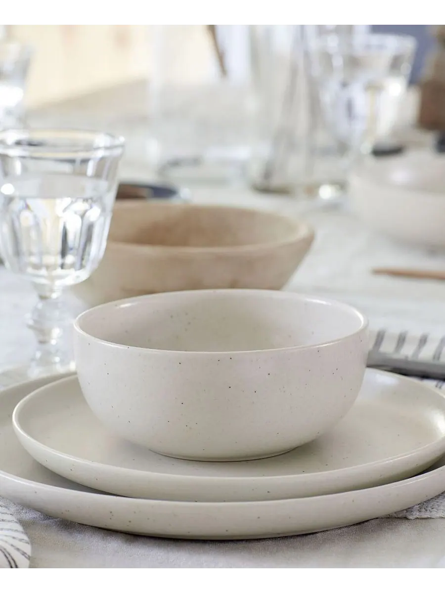 Набор из 4 мисок для хлопьев Pacifica Dinnerware Casafina by Costa Nova — изображение 2 из 3, ванильный