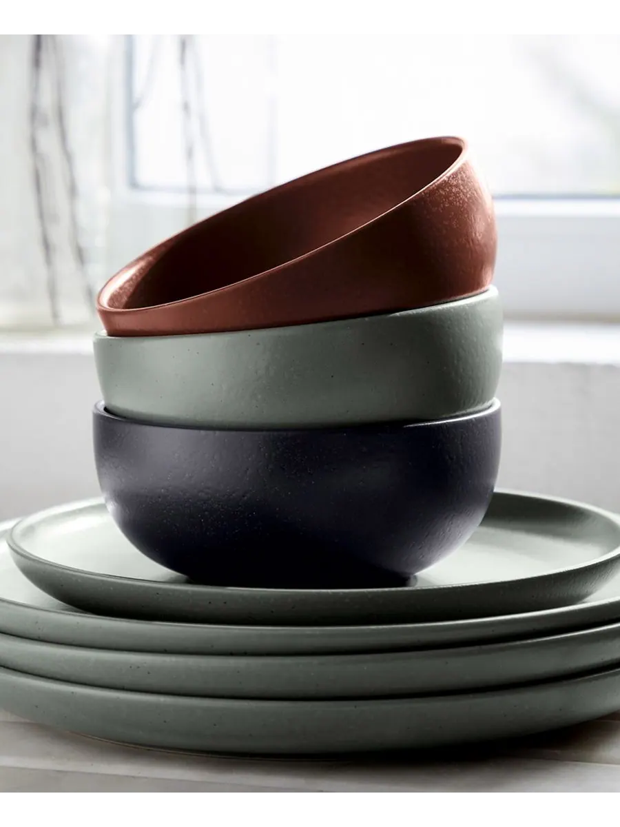 Набор из 4 мисок для хлопьев Pacifica Dinnerware Casafina by Costa Nova — изображение 3 из 3, артишок