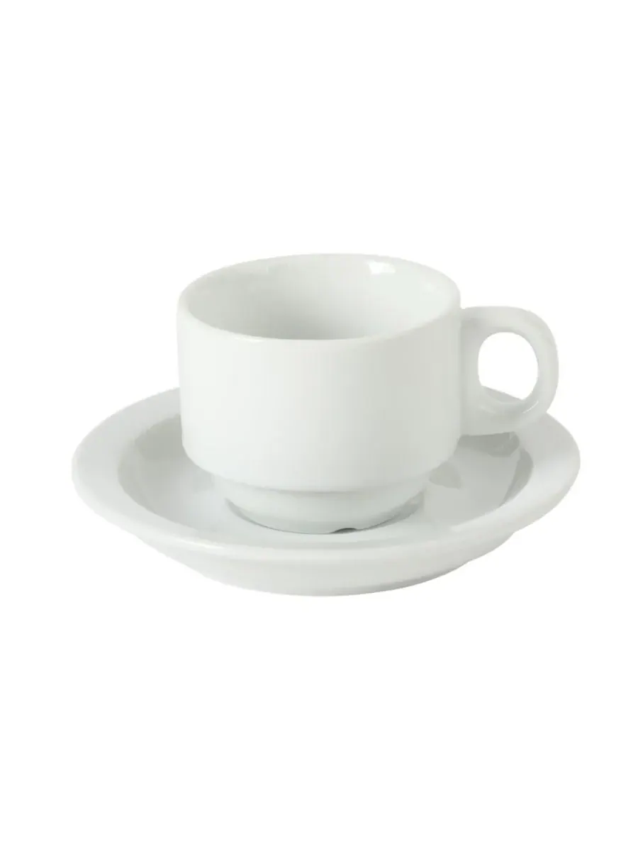 Набор из 4 маленьких кофейных чашек Gracious Dining объемом 85 мл (0,1 л), штабелируемые чашки с 4 — изображение 3 из 9