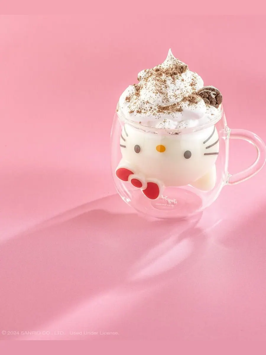 Кружка для кофе Hello Kitty с двойными стенками и 3D-эффектом Joyjolt — изображение 4 из 9, нет цвета