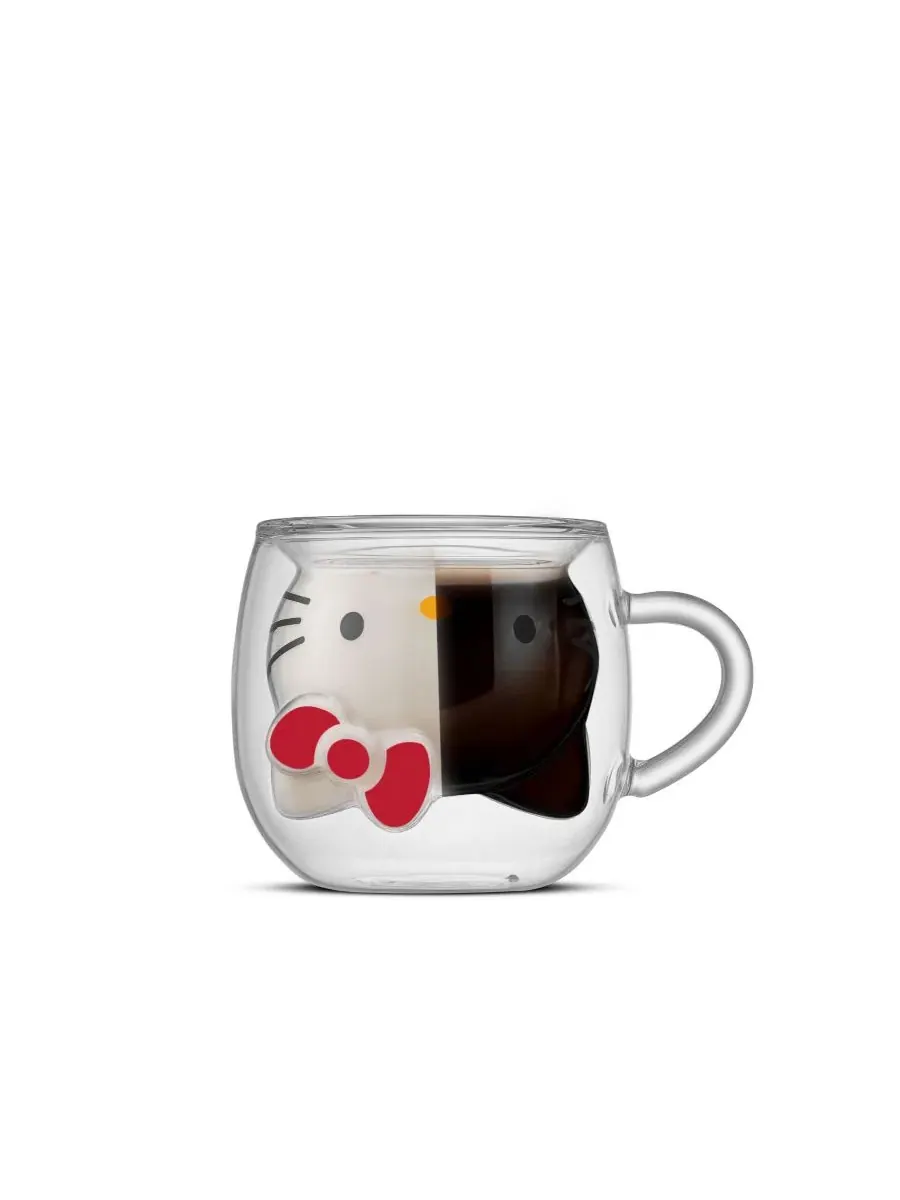 Кружка для кофе Hello Kitty с двойными стенками и 3D-эффектом Joyjolt — изображение 5 из 9, нет цвета