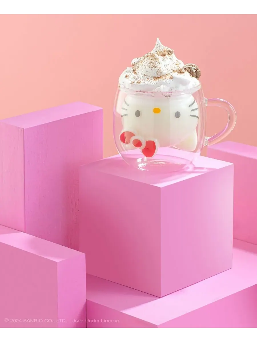 Кружка для кофе Hello Kitty с двойными стенками и 3D-эффектом Joyjolt — изображение 8 из 9, нет цвета