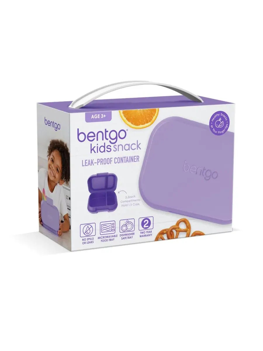 Детский контейнер Bentgo — изображение 5 из 5, фиолетовый