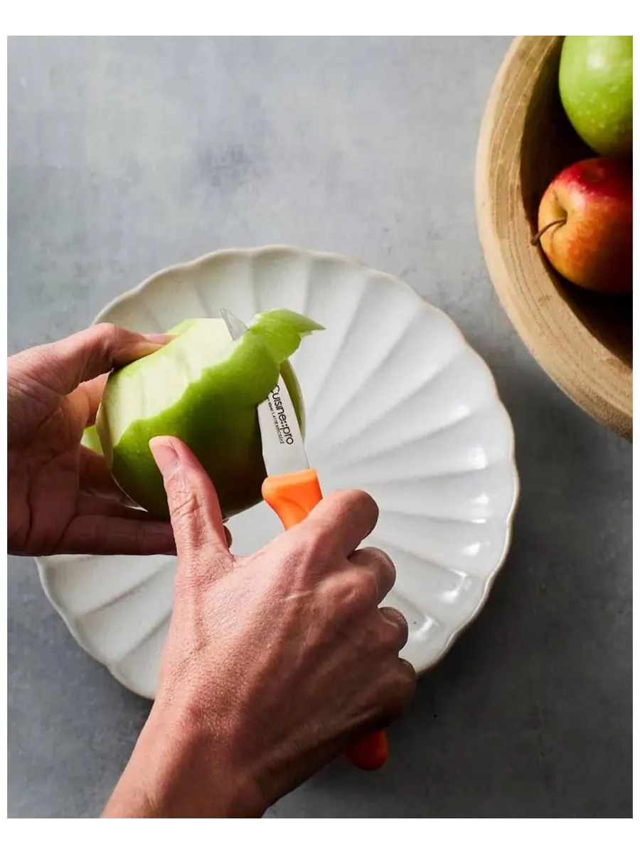 Классический нож для чистки овощей 8 см Cuisine::Pro — изображение 3 из 4, оранжевый