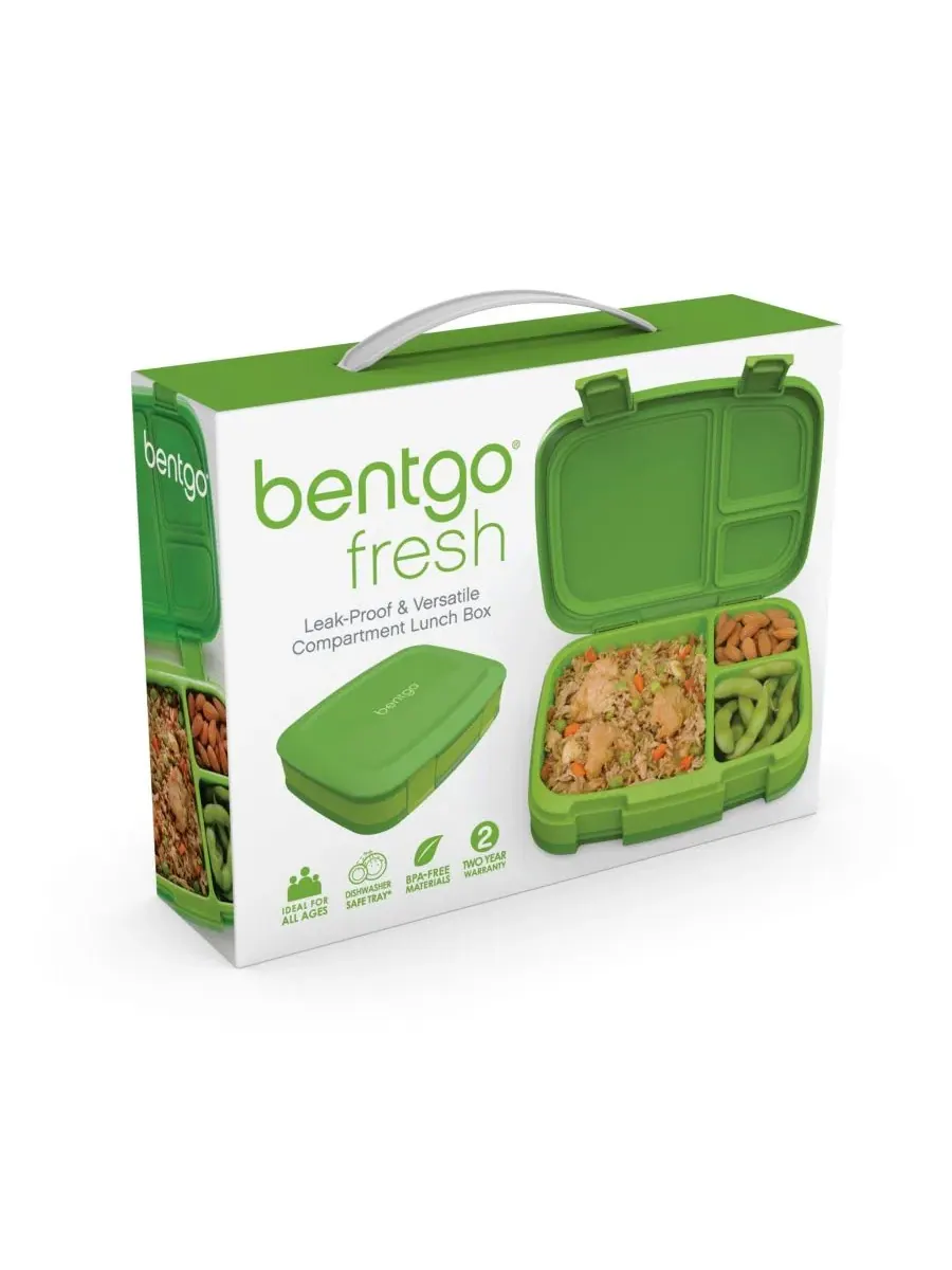 Новый герметичный ланч-бокс Bentgo — изображение 1 из 3, зеленый