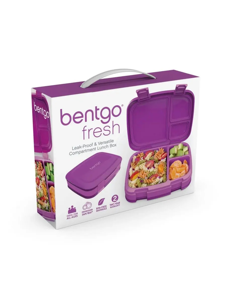 Новый герметичный ланч-бокс Bentgo — изображение 1 из 3, фиолетовый