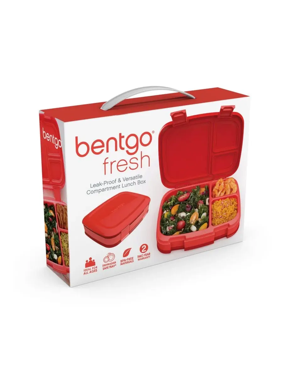 Новый герметичный ланч-бокс Bentgo — изображение 1 из 3, красный