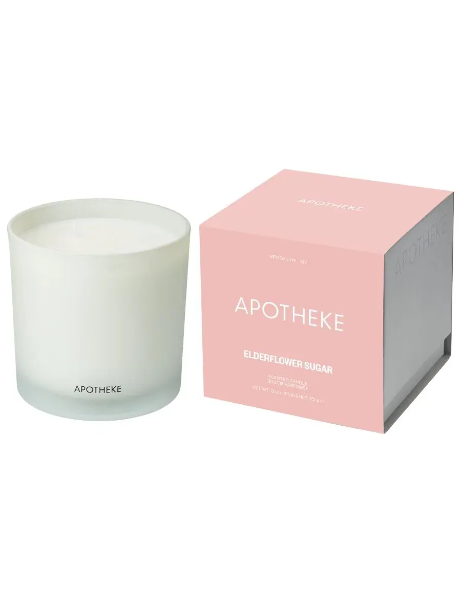 Ароматическая свеча Elderflower Sugar с тремя фитилями, 737 г Apotheke — мульти