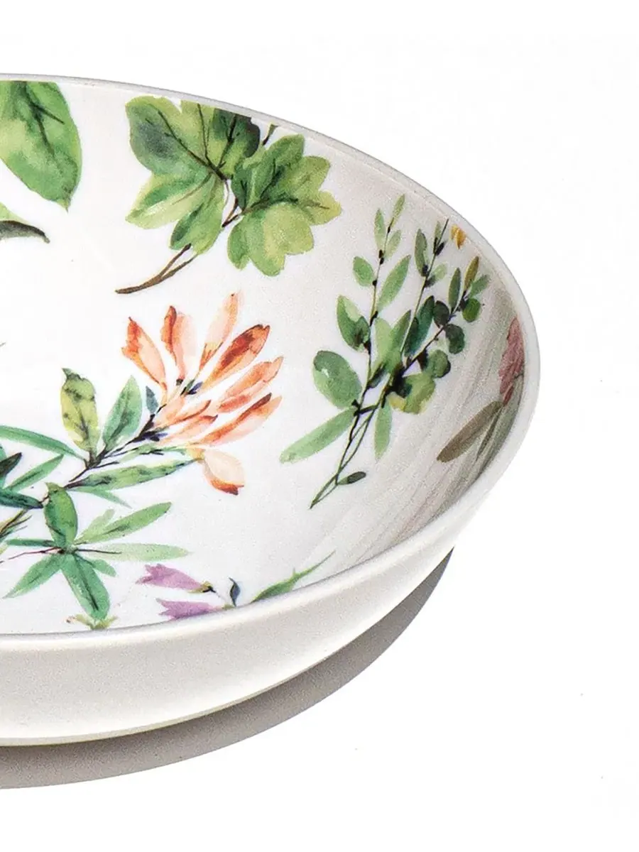Набор из 6 низких мисок Wildseed Flowers Abode Homewares — изображение 5 из 5, белый