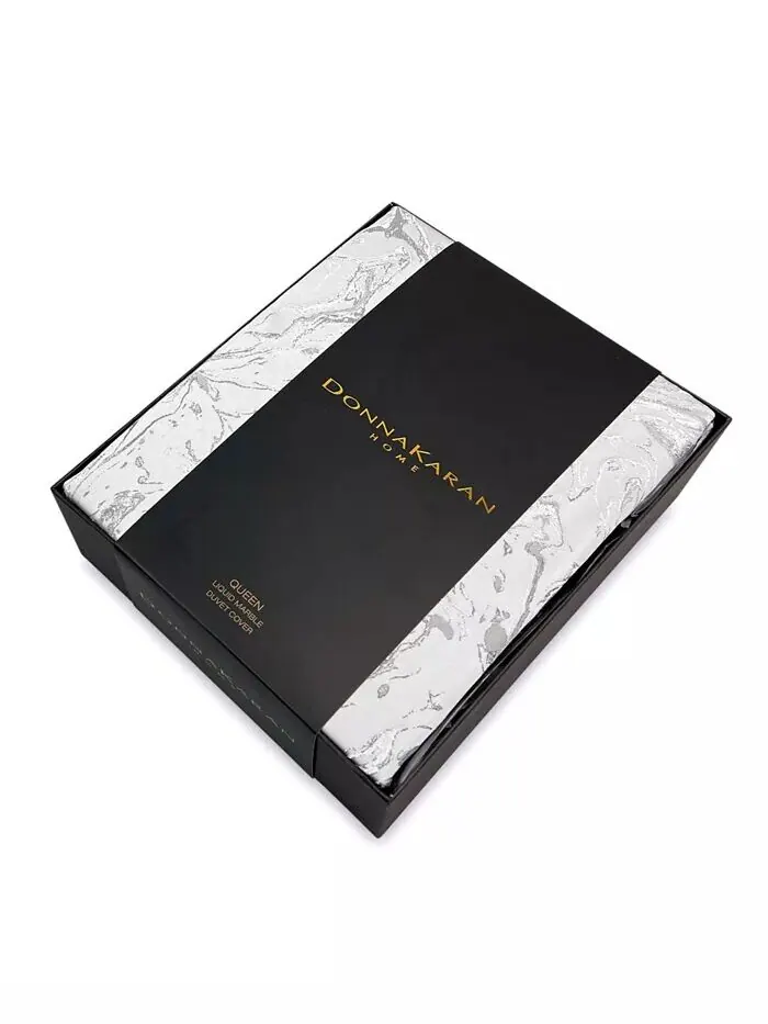 Пододеяльники из жидкого мрамора Donna Karan New York — изображение 7 из 7, серебристый