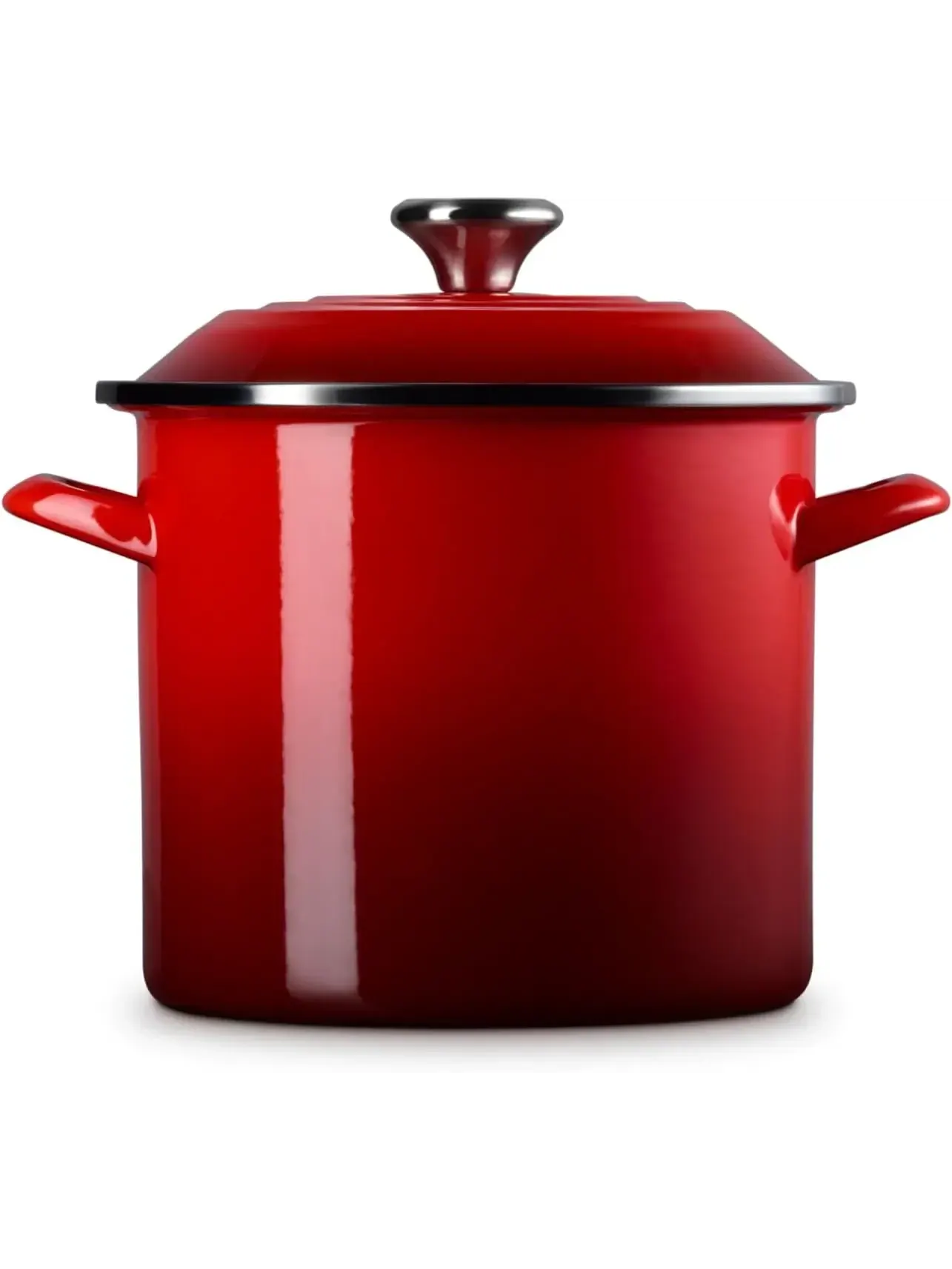 Кастрюля Le Creuset Enamel on Steel Stockpot, 7,6 л — изображение 2 из 7, красный