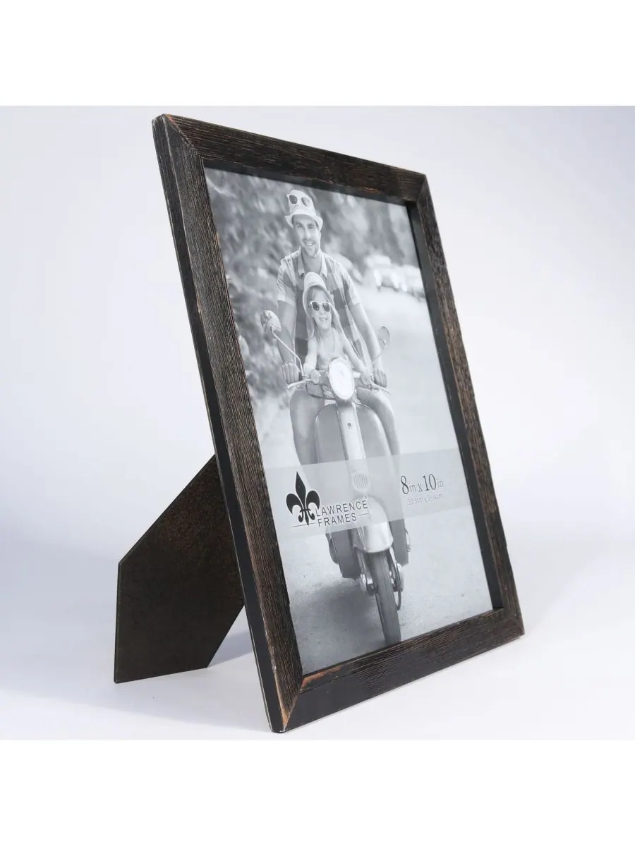 Lawrence Frames Рамка для картины Charlotte из состаренного черного дерева - 8 x 10 дюймов — изображение 2 из 3, черный