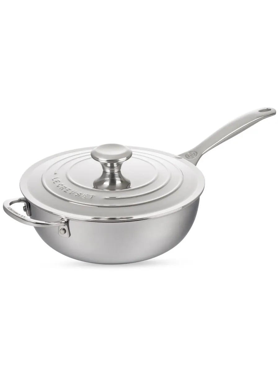 Сотейник Le Creuset Signature, 3,3 л, 24 см, нержавеющая сталь