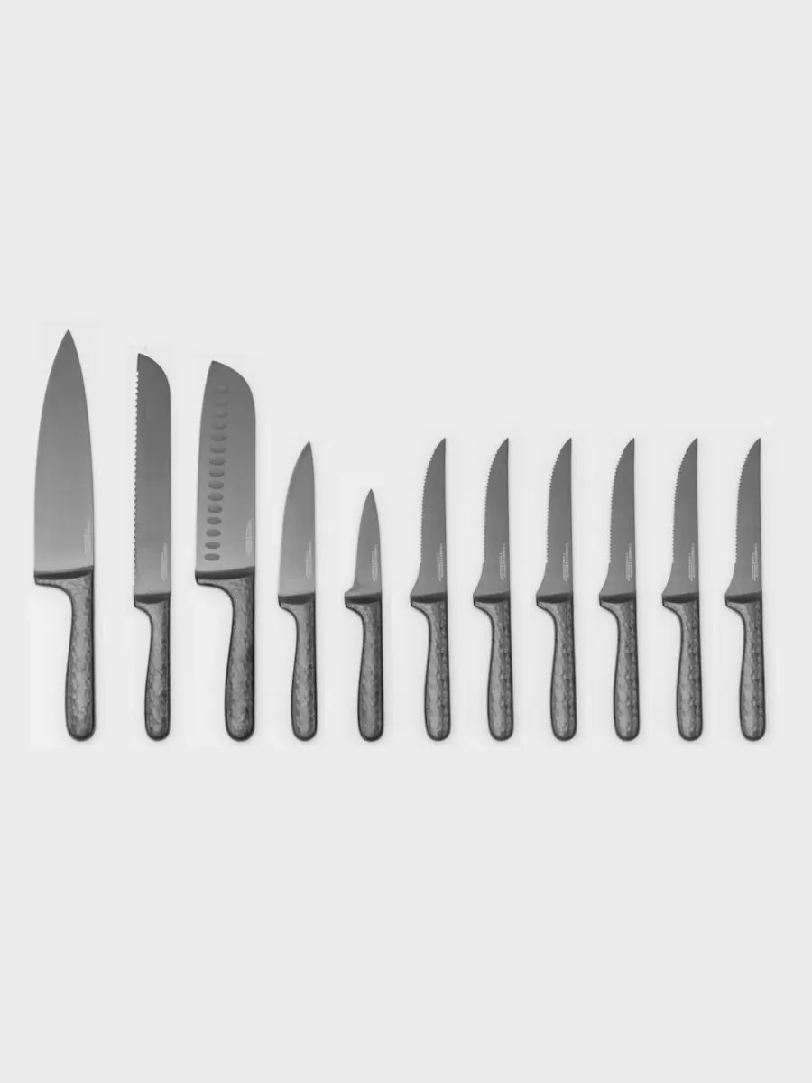 Набор столовых приборов Cambridge Nero из 12 предметов с подставкой для ножей Cambridge Silversmiths — изображение 3 из 4