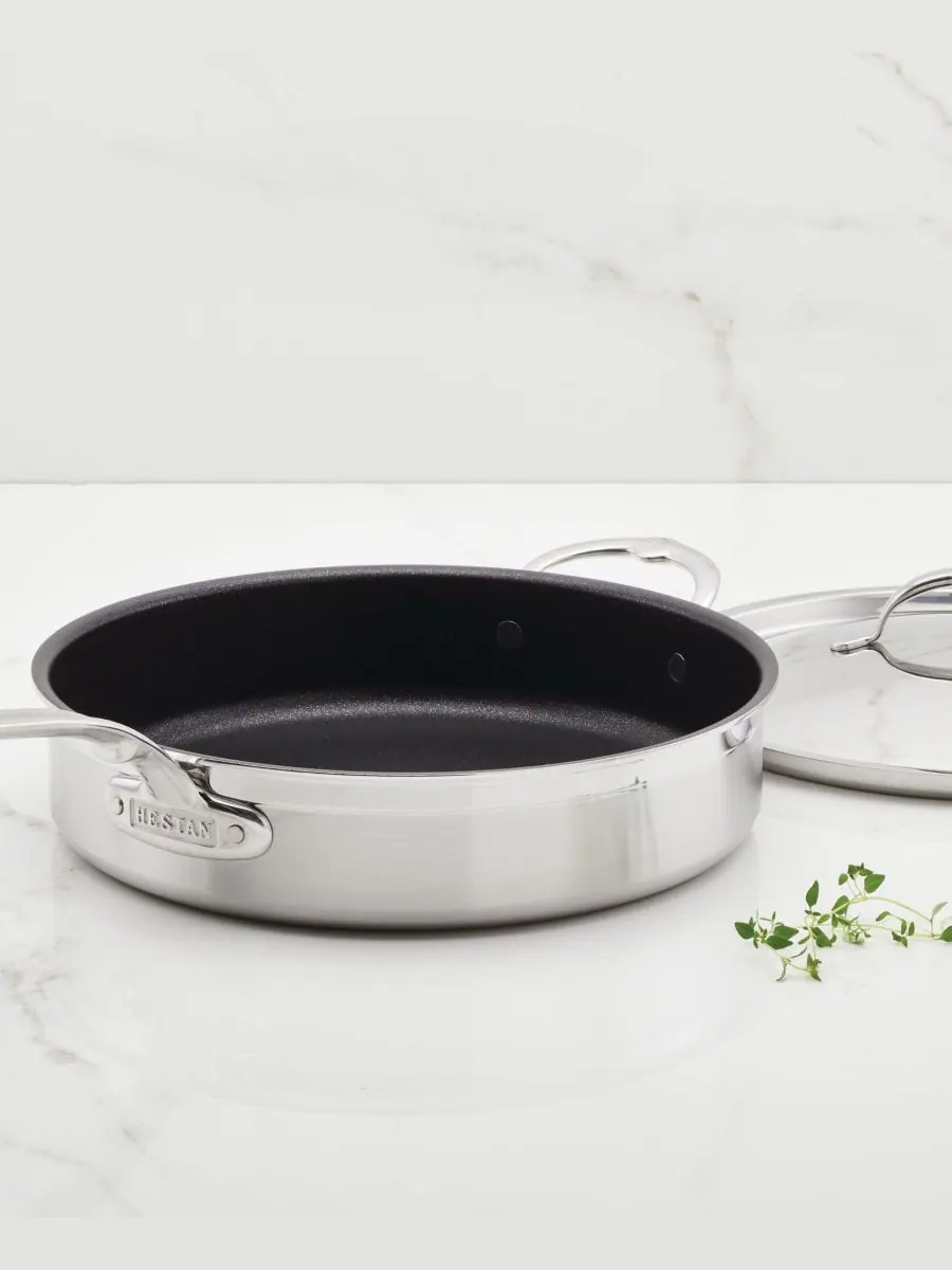 Hestan Сковорода ProBond Clad TITUM из нержавеющей стали с антипригарным покрытием, объемом 5 — изображение 7 из 7