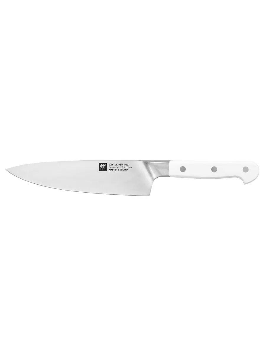 Нож поварской ZWILLING Pro Le Blanc Slim, 18 см — изображение 2 из 5, серебристый