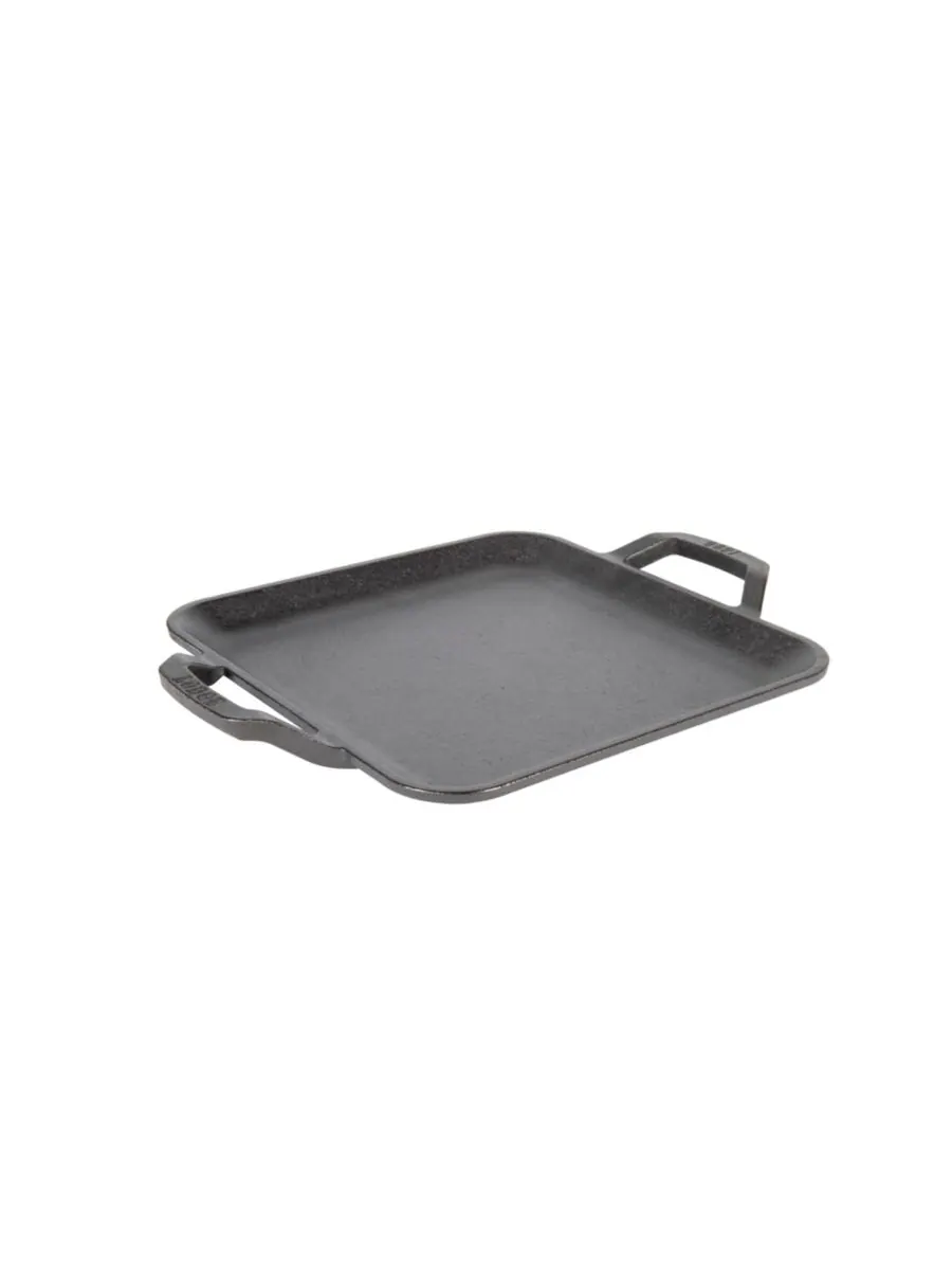 Чугунная сковорода-гриль Lodge Chef Collection 11 дюймов Lodge Cast Iron — черный
