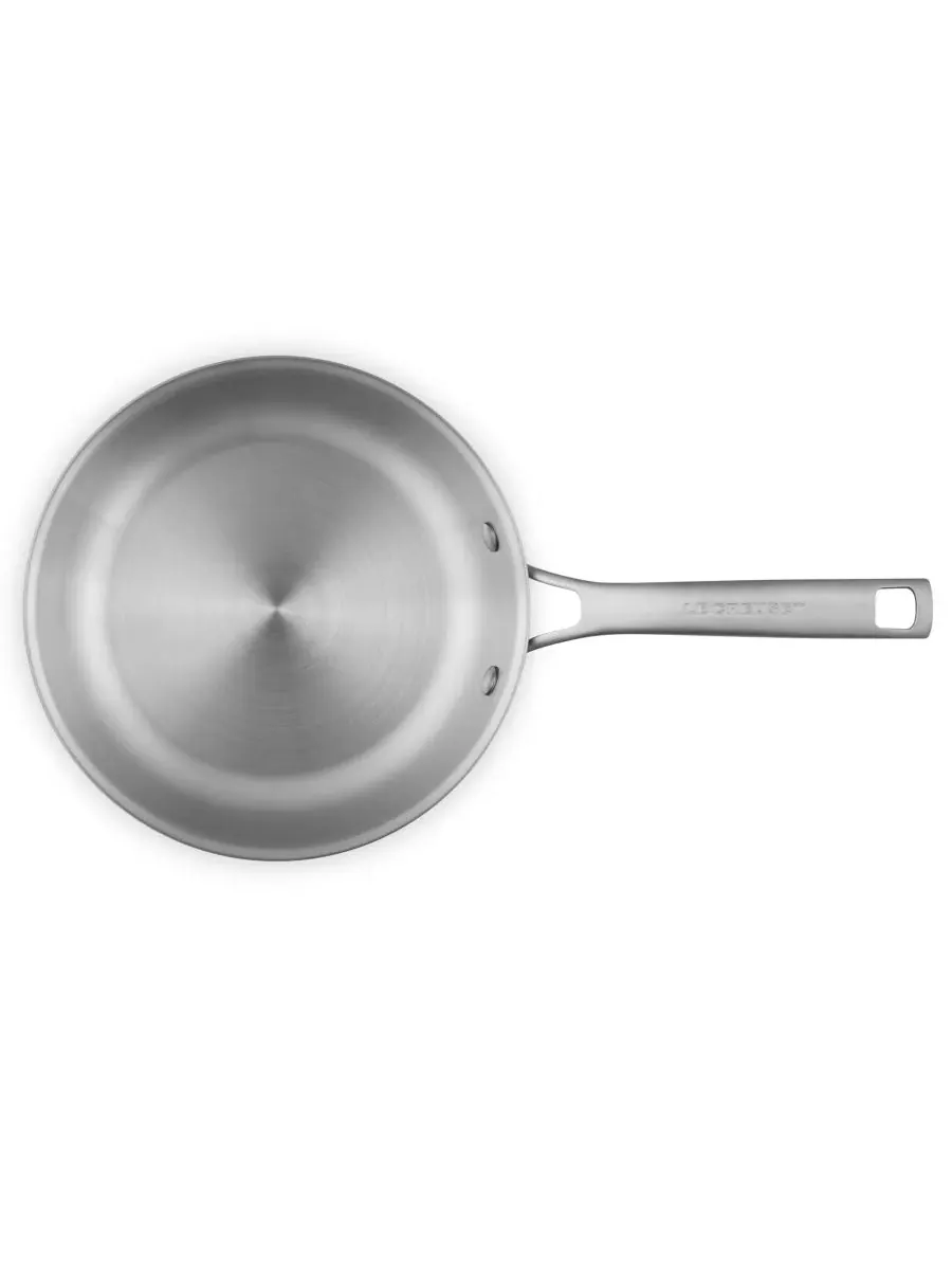 Набор из 2 сковородок Essential из нержавеющей стали Le Creuset — изображение 4 из 4, серебряный